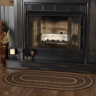 Farmhouse Jute Braided Rug Oval 27